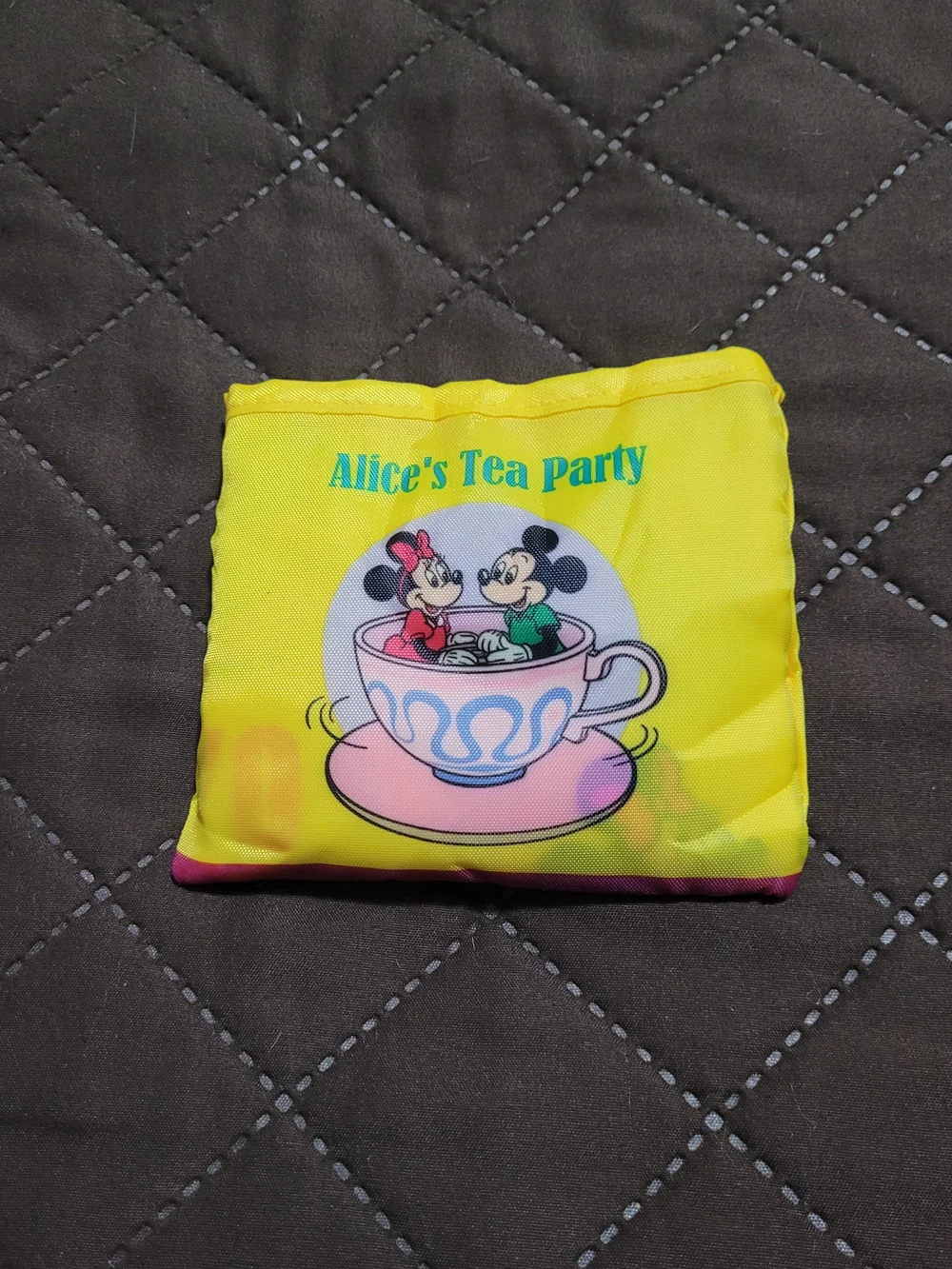 NWT  Tokyo Disney Resort Exclusive Retro Attraction Capsule Toy Eco Bag Set of 3